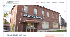Desktop Screenshot of makelansahko.fi